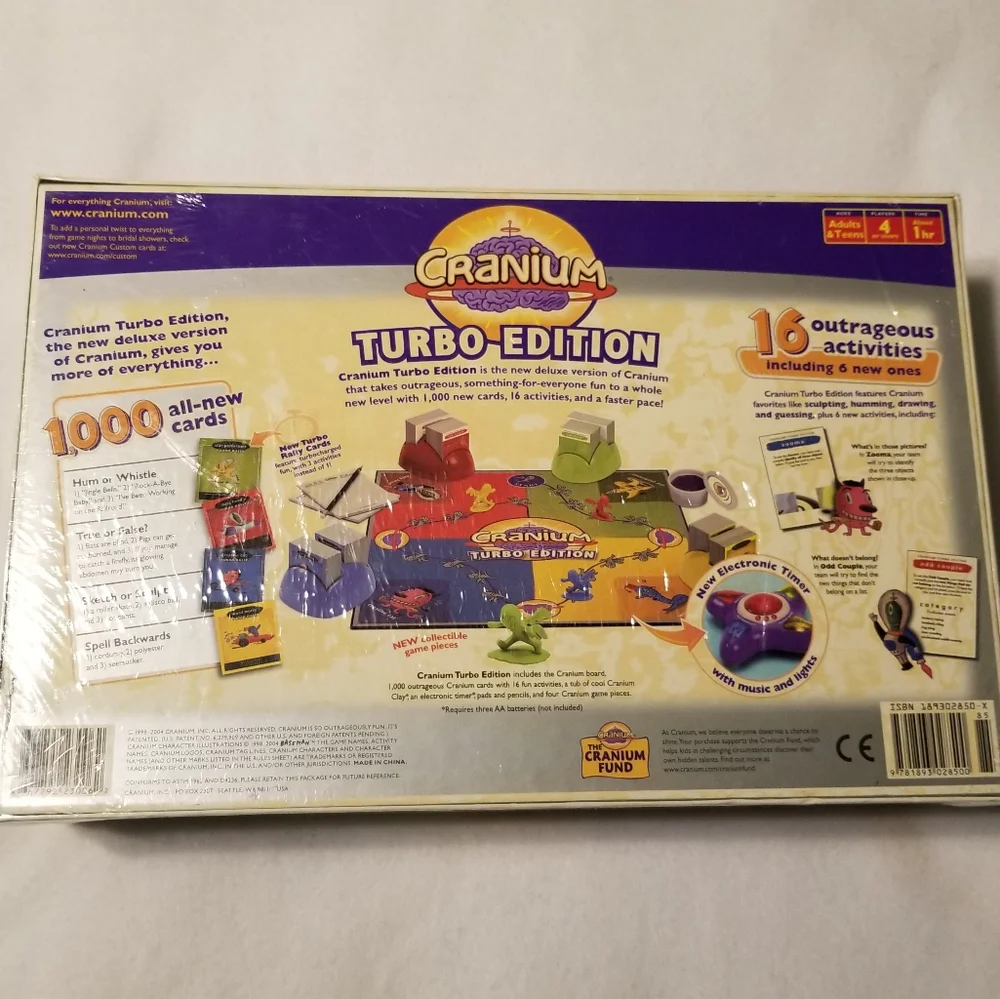 Cranium Turbo Edition Board Game